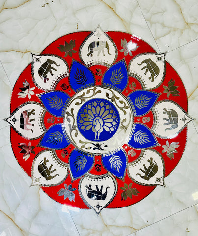 Rangoli cutout (with mirrors)-481