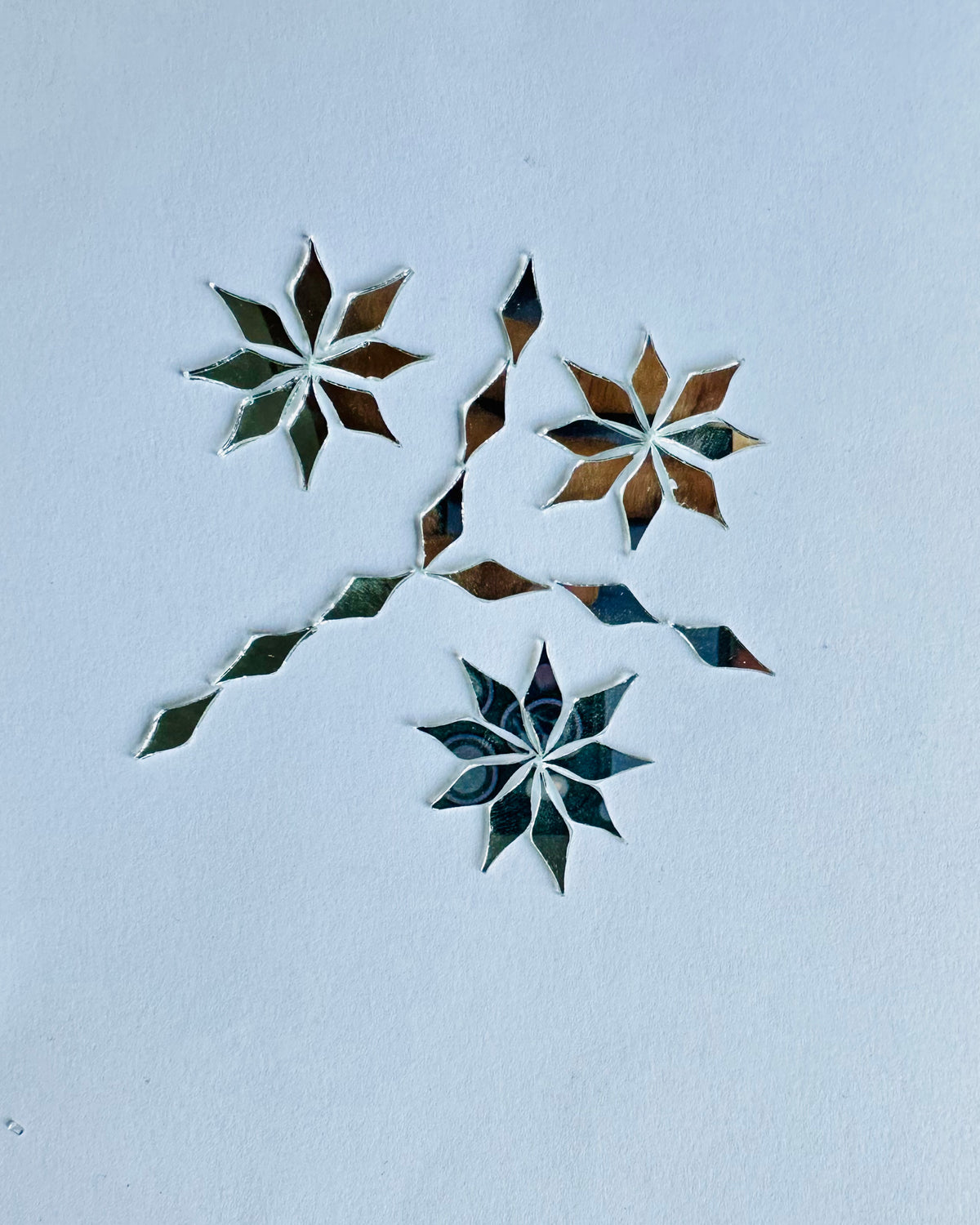 Limited Edition Slant Diamond Shape Mirror - Ex-17