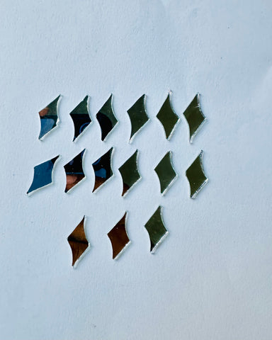 Limited Edition  Lightning Shape Silver Mirror - Ex-16