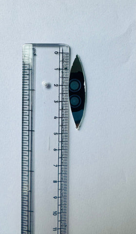 Limited Edition  Leaf Shape Silver Mirror  - Ex-18