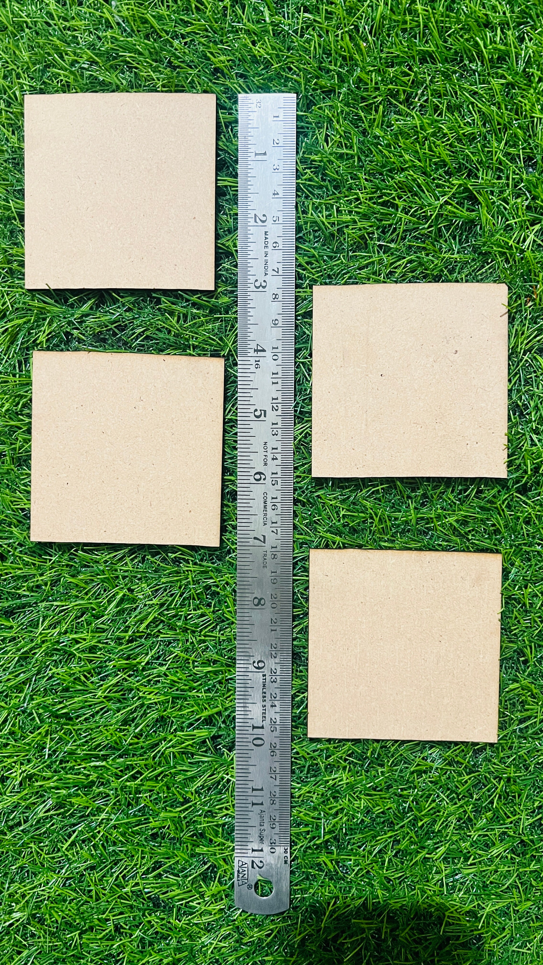 Mdf plain square shape