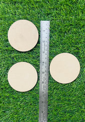 Mdf plain round shape