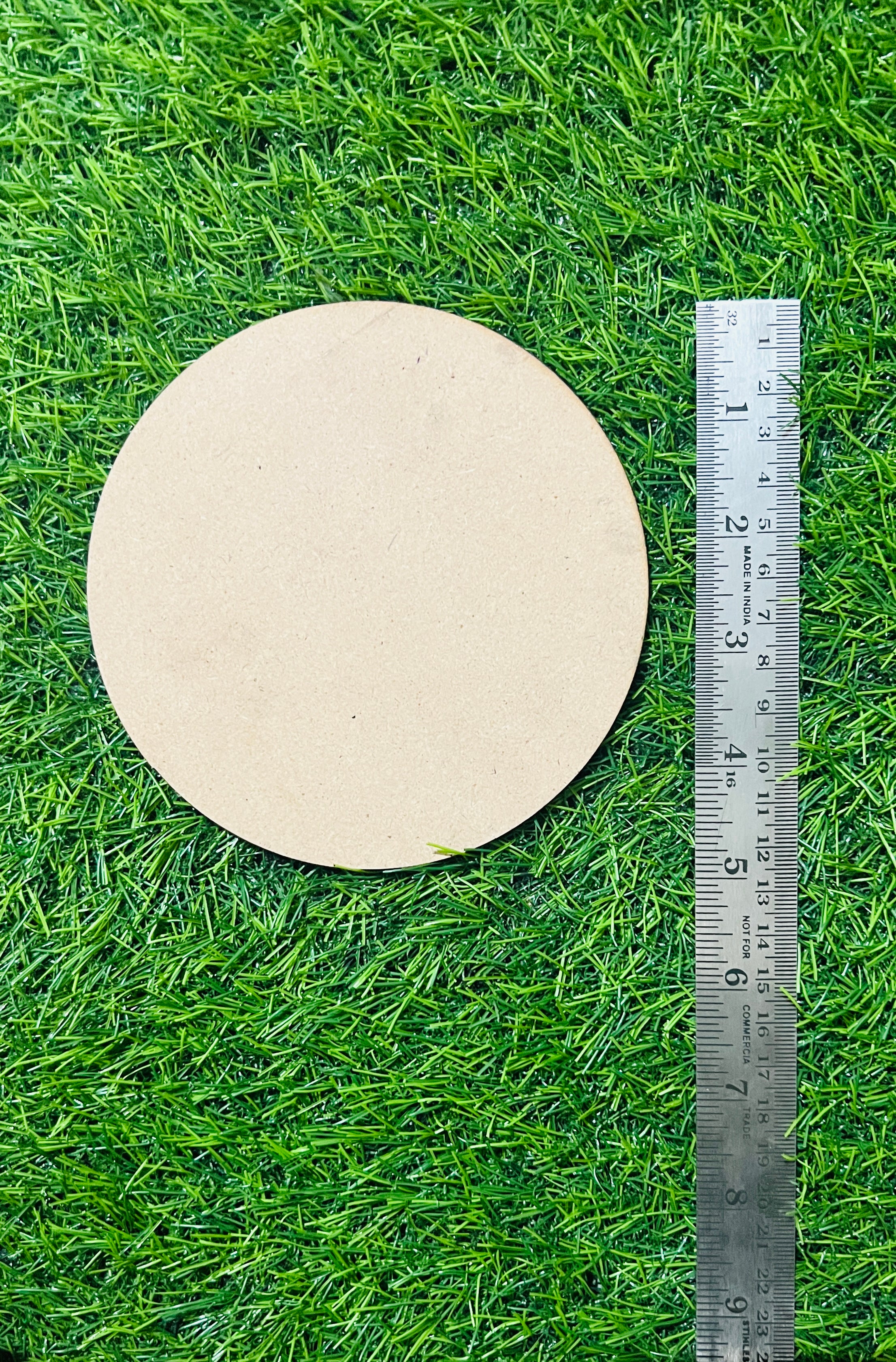 Mdf plain round shape