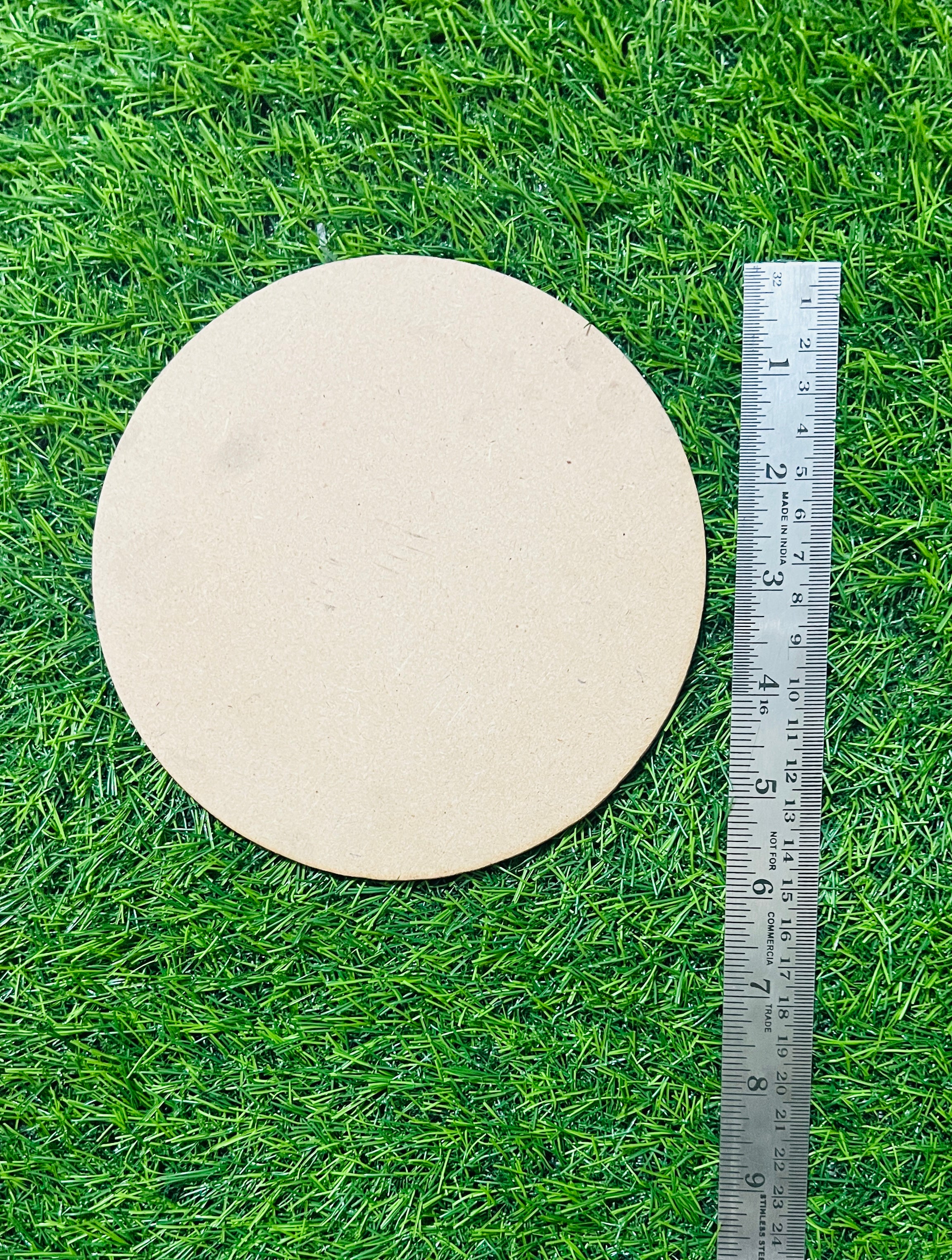 Mdf plain round shape