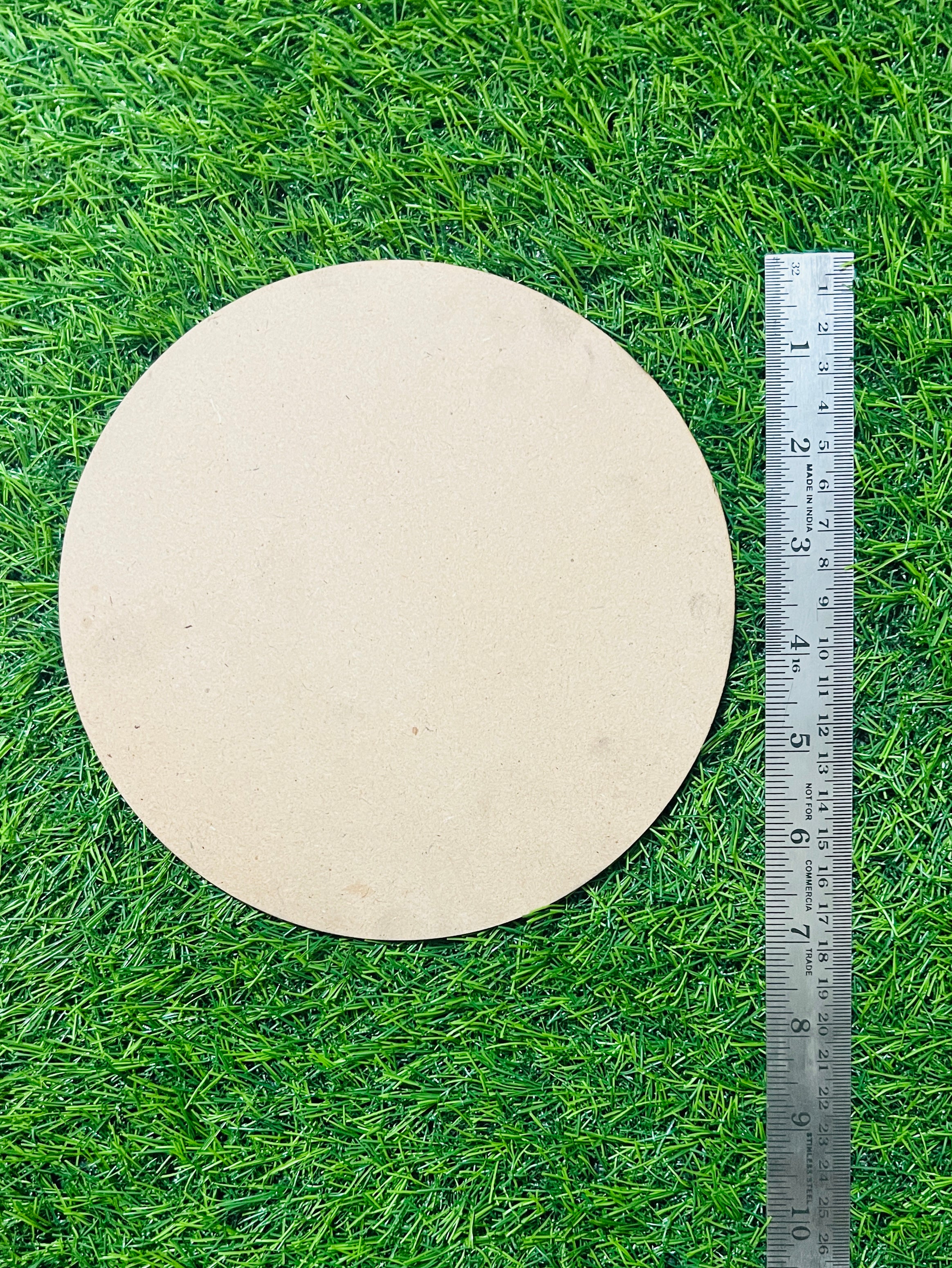 Mdf plain round shape