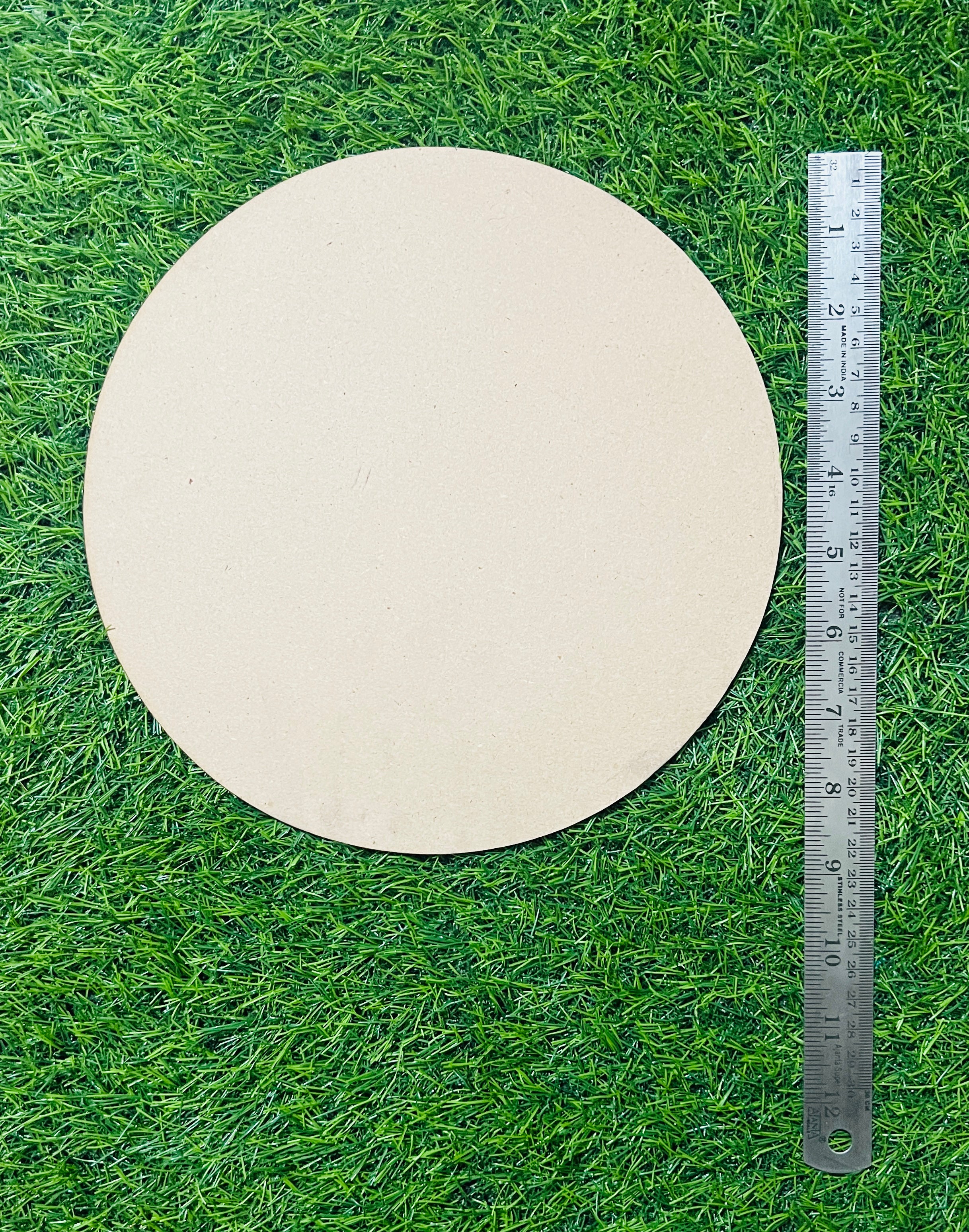 Mdf plain round shape