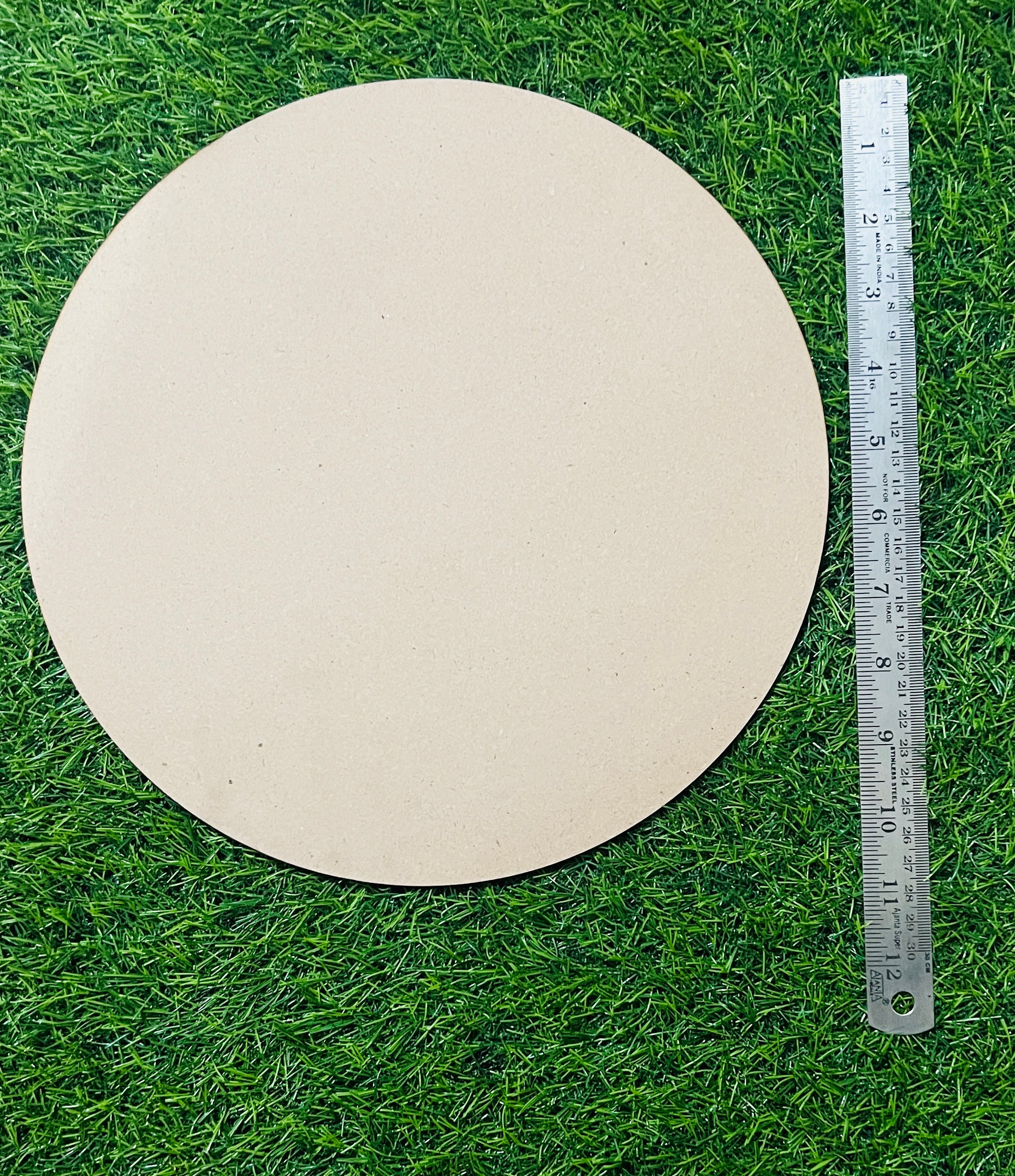 Mdf plain round shape