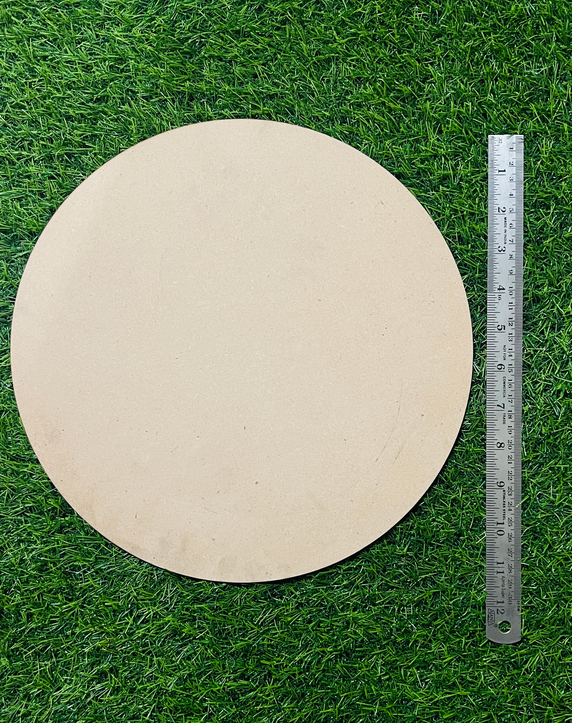 Mdf plain round shape