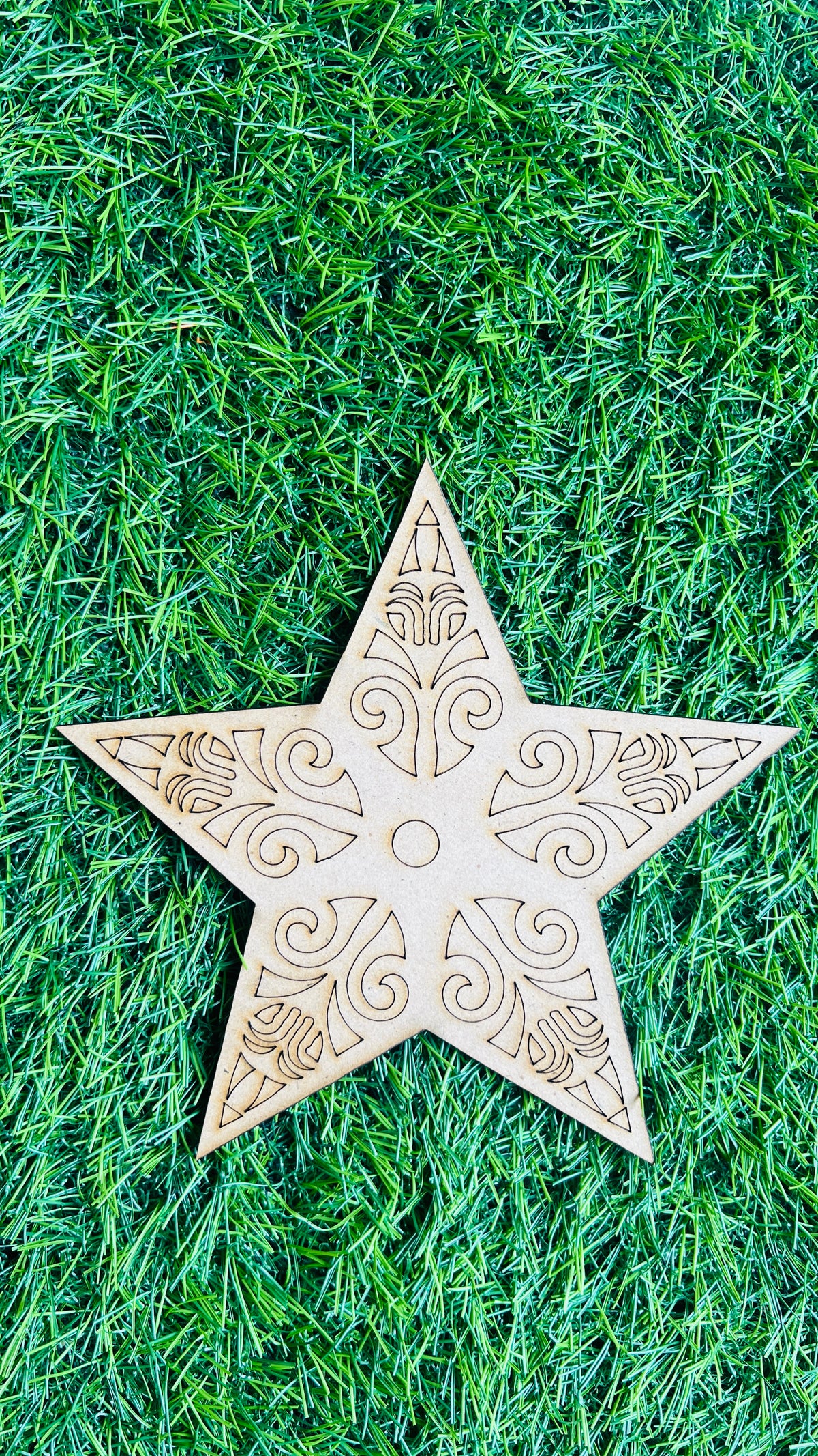 Mdf star fancy shape-184