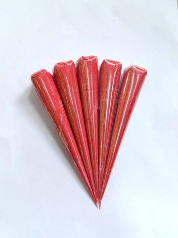 Red Ceramic Cone For Art (F-1058)