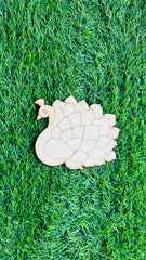 Premarked peacock shape MDF-53