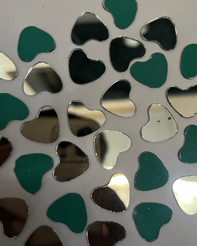 Fancy heart shape mirror-H-15,17,27