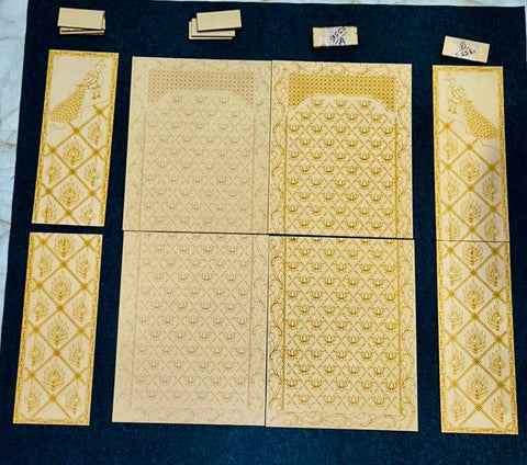 Deocrative premarked panel 8 parts (with mirrors) - 538
