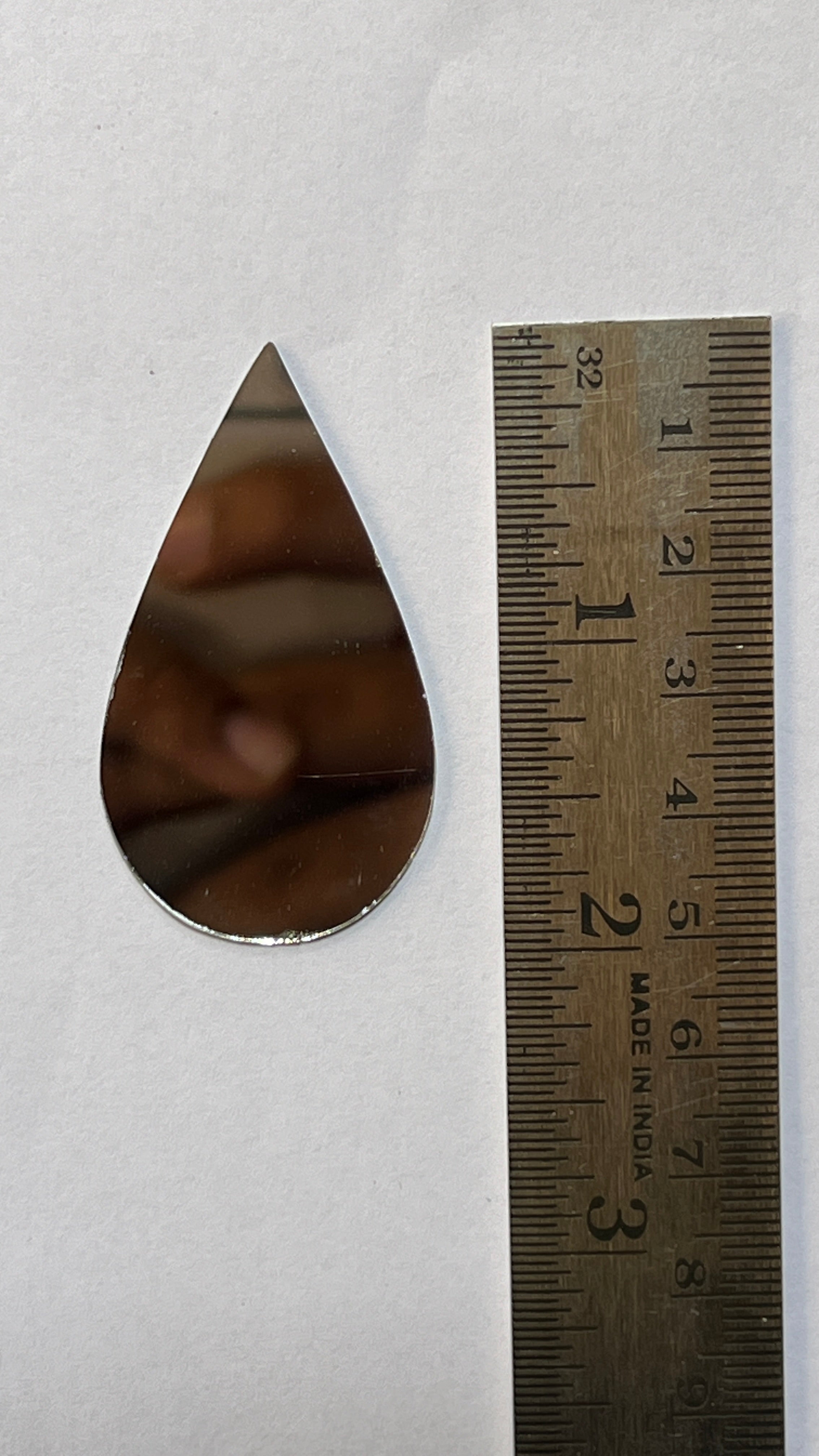 Almond shape mirror 14,16,27 mm