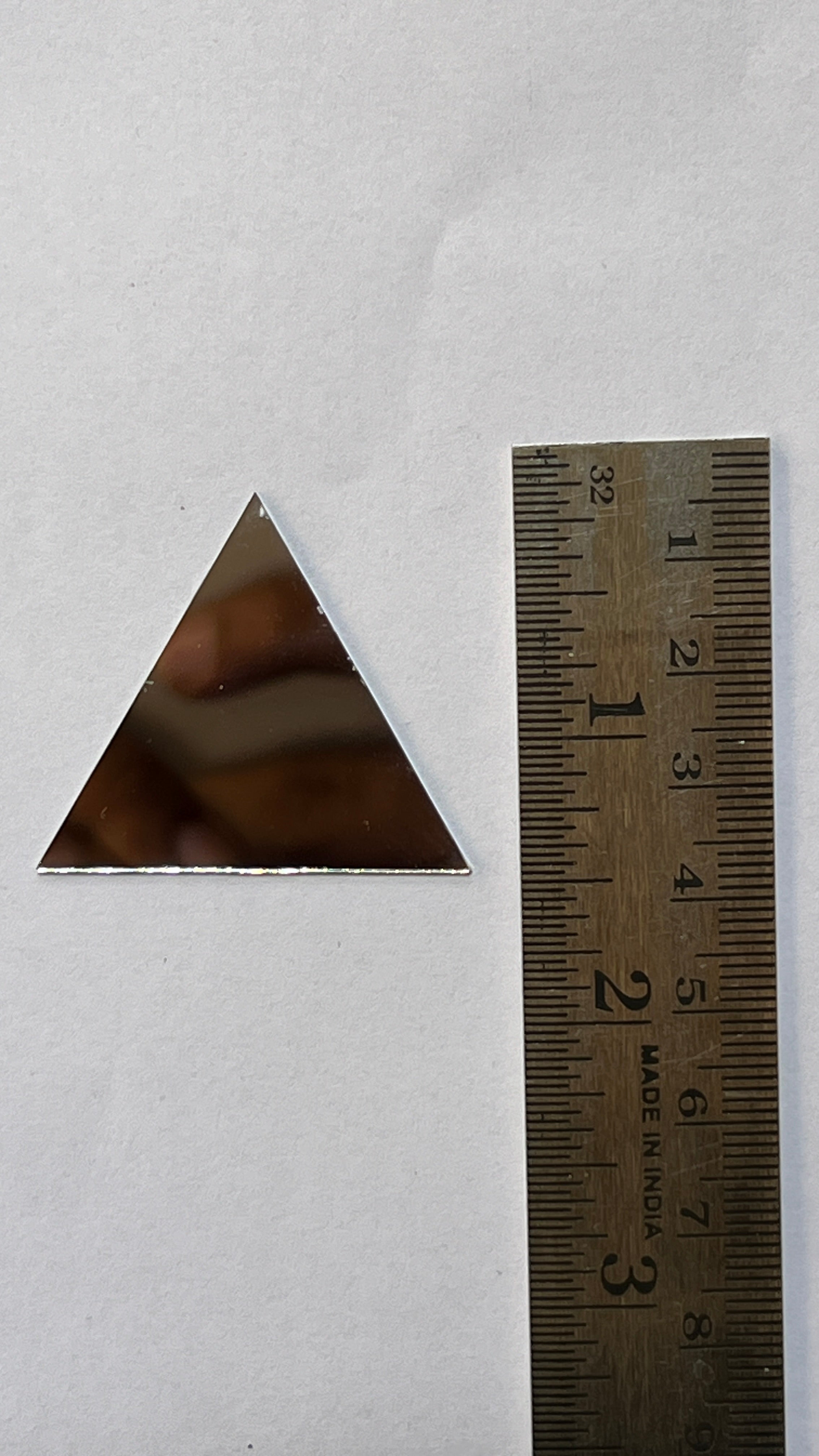 Triangle shape mirror 24,28,35,38 mm