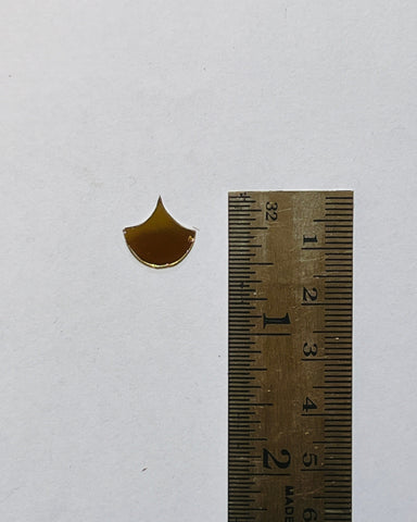 Golden fancy shape mirror-D-12