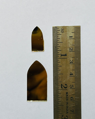 Golden fancy shape mirror-Q-27
