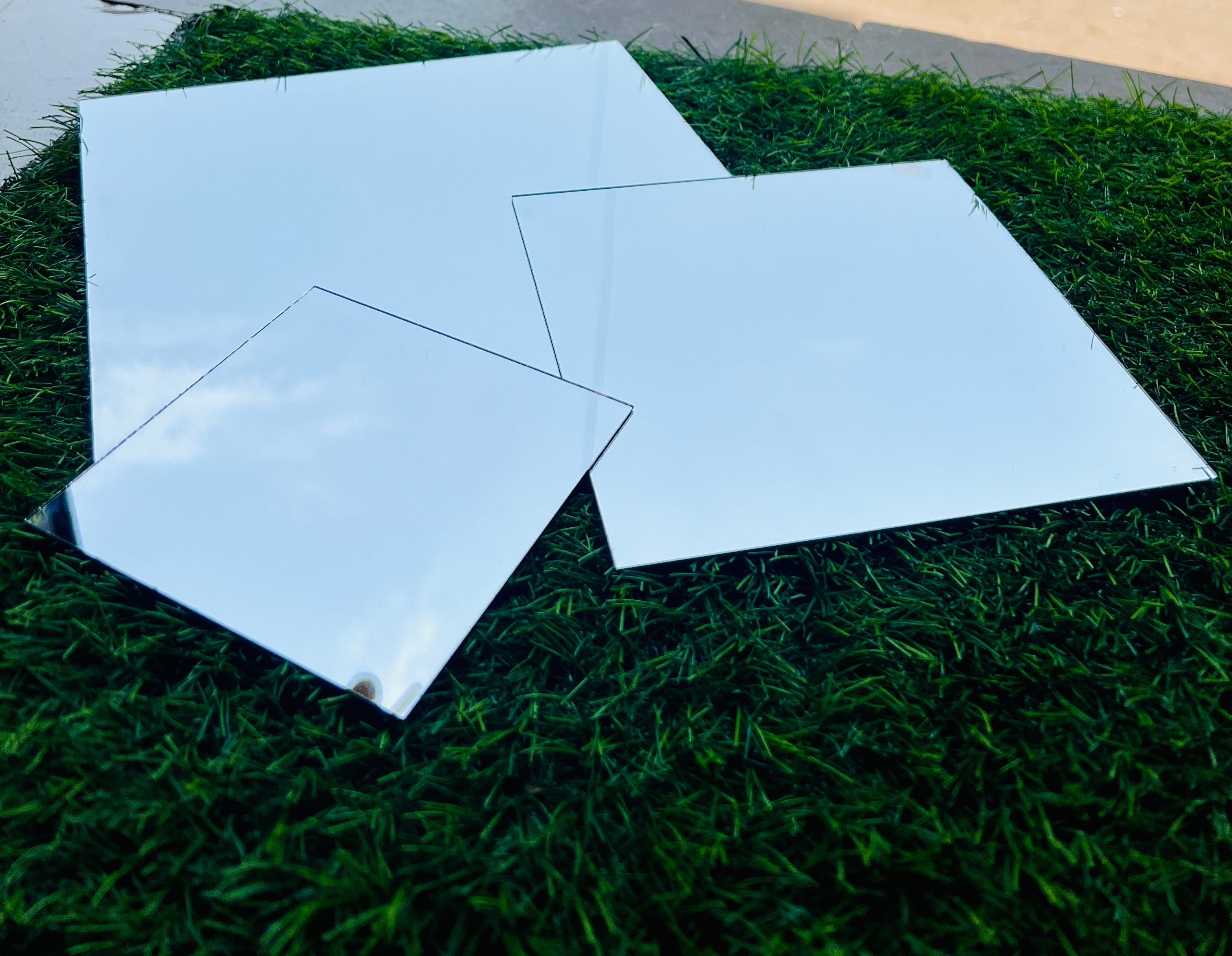 Square shape mirror 4,6,7,8 inch – Mirror Glass World Wide