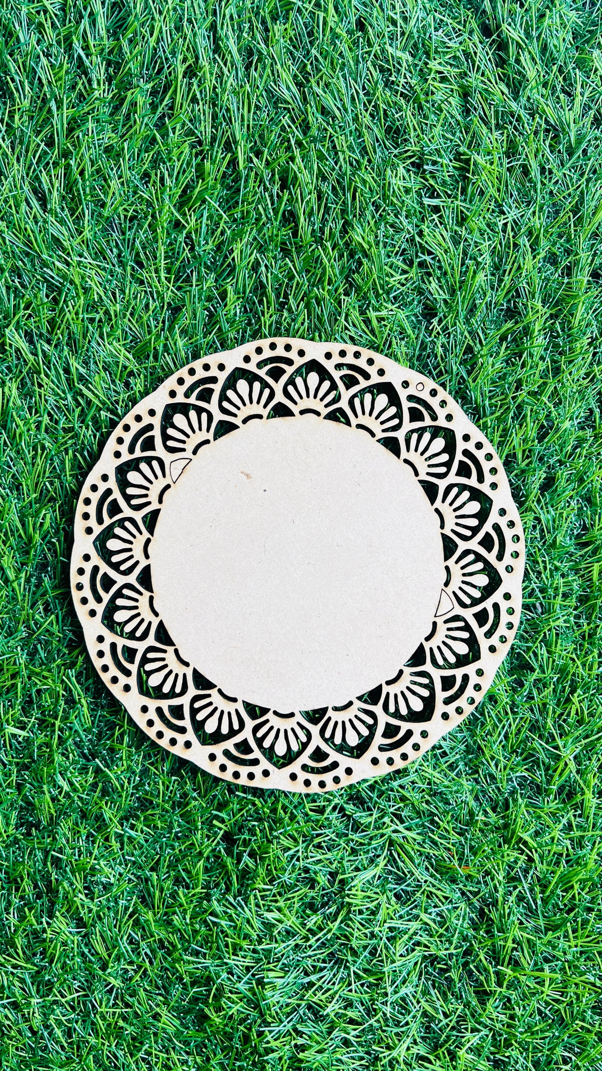 Premarked Rangoli shape MDF-196