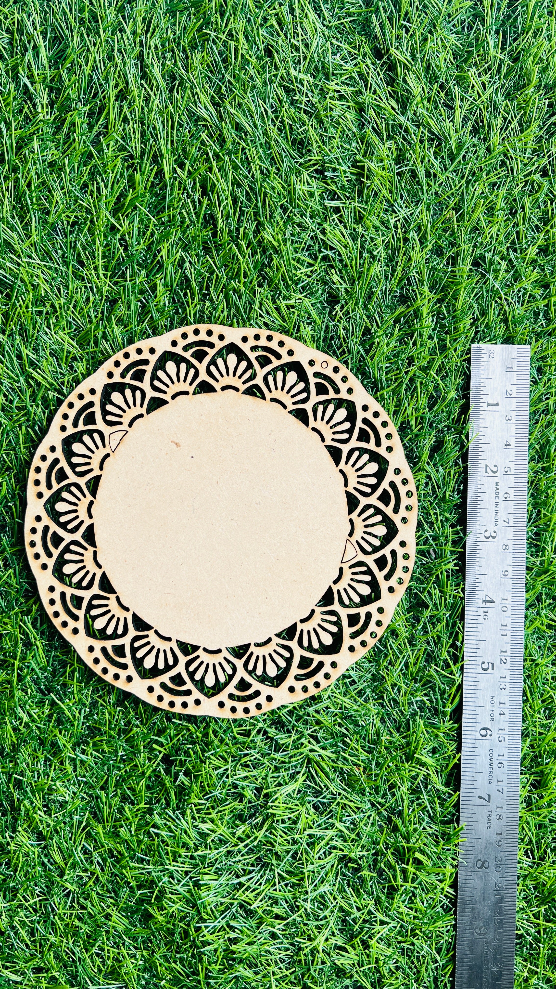 Premarked Rangoli shape MDF-196