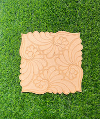 Premarked Mdf square shape fancy design-103