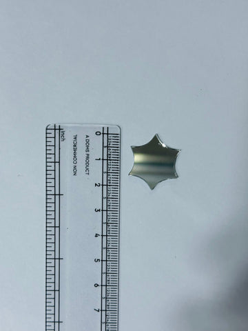 Fancy Shape Silver Mirror - 1436
