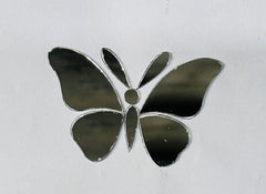 Fancy Butterfly shape silver mirror P-1137