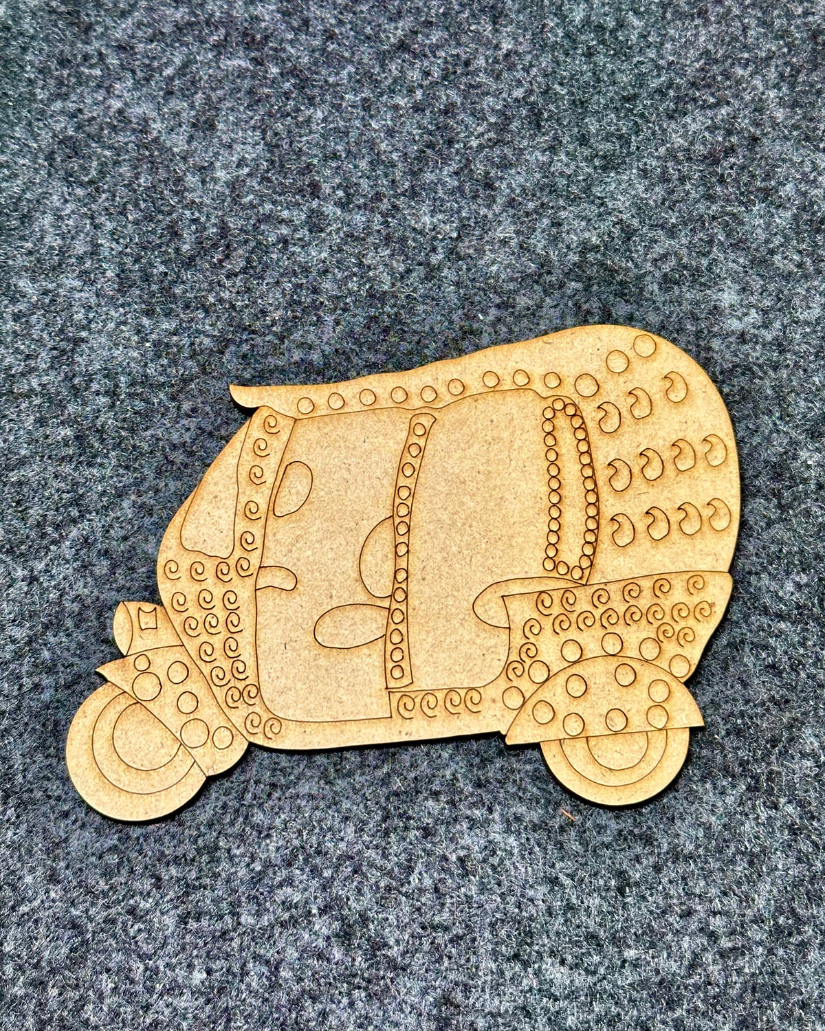 MDF Premarked Auto Rickshaw Cutout -559