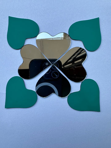 Fancy heart shape mirror-H-15,17,27