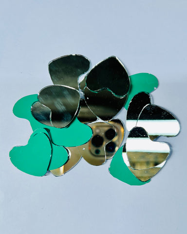 Fancy heart shape mirror-H-15,17,27