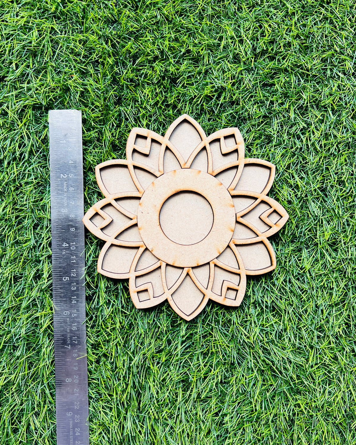 Mdf fancy shape candle holder-323