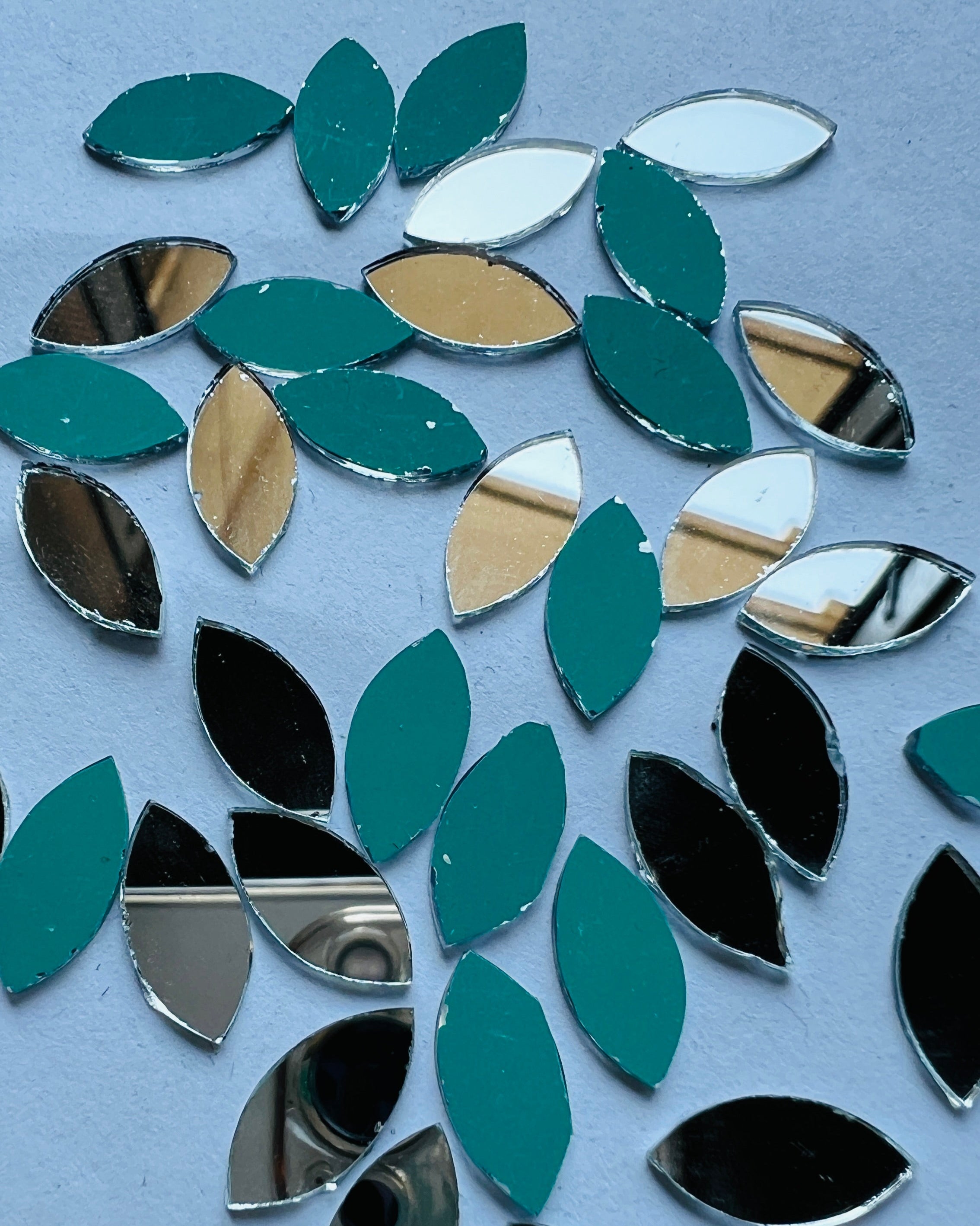 Eye shape mirror 7mm to 48mm