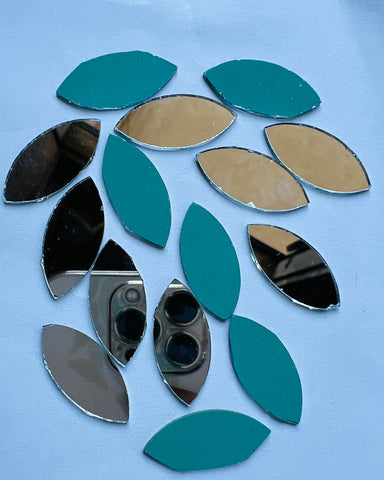 Eye shape mirror 7mm to 48mm