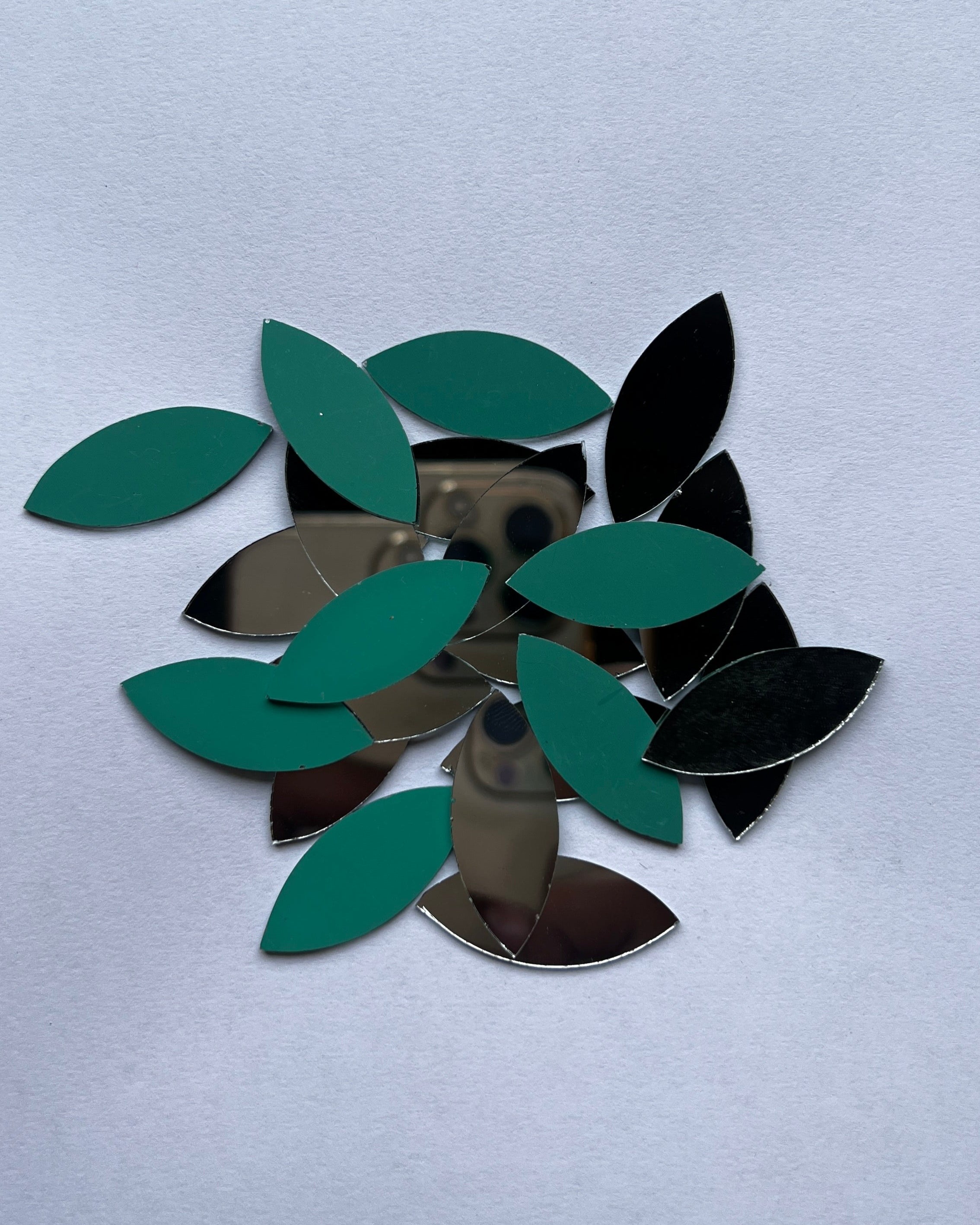 Eye shape mirror 7mm to 48mm