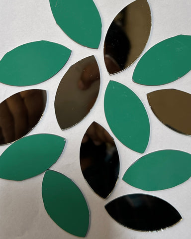 Eye shape mirror 7mm to 48mm