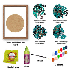 Rangoli Shape Lippan Art 191 DIY Kit-5