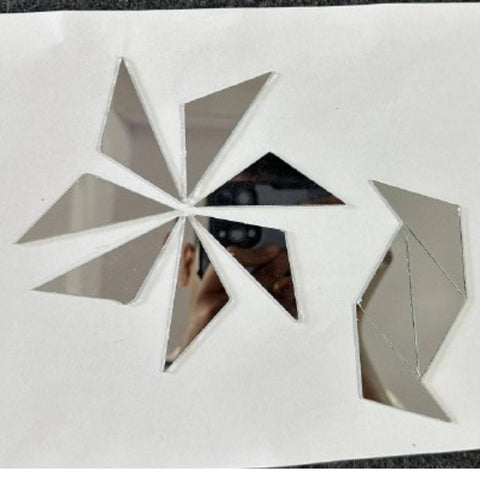 Triangle shape mirror 1965