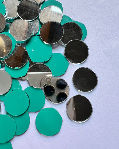 Round shape silver mirrors for art (4mm To 60mm)