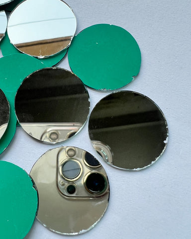 Round shape silver mirrors for art (4mm To 60mm)