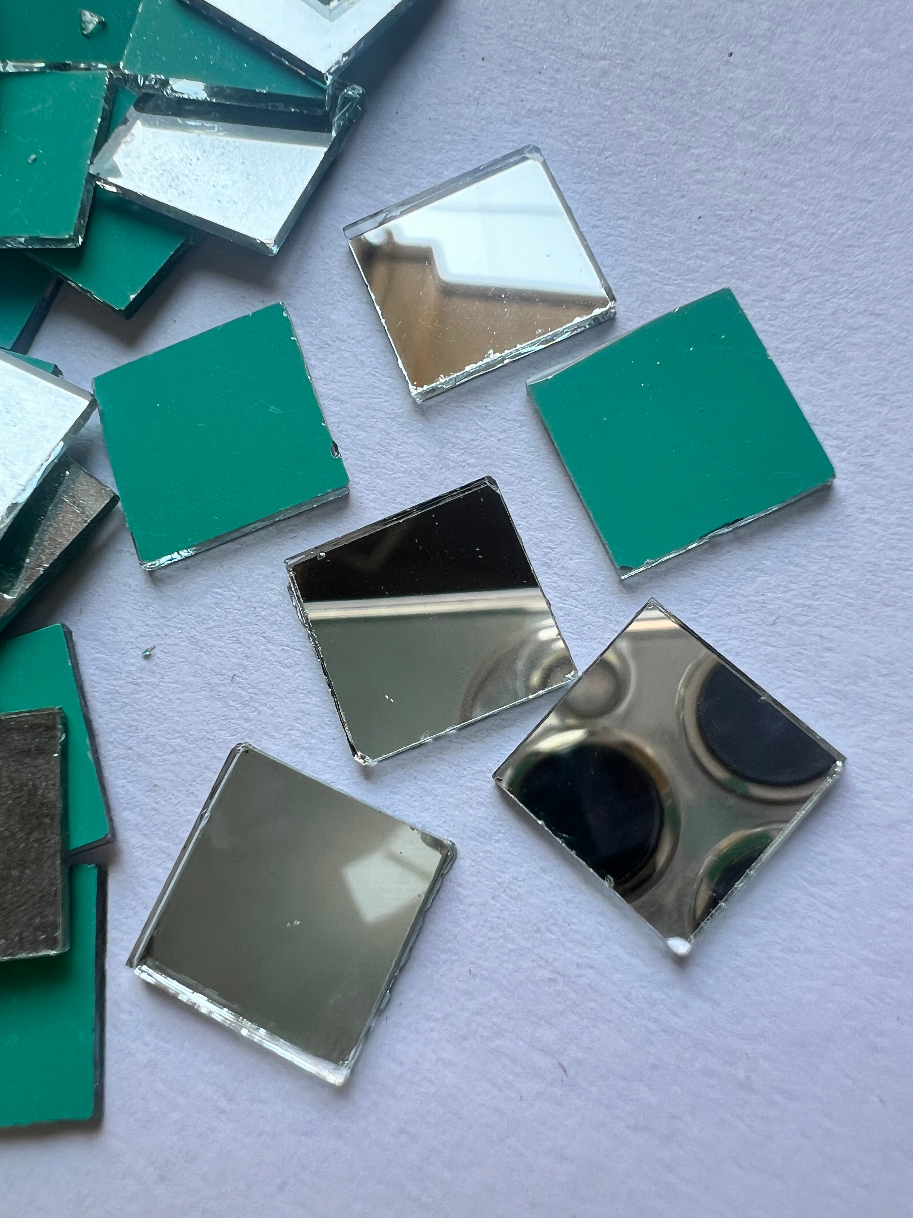 Square shape silver mirrors for art 4mm to 60mm