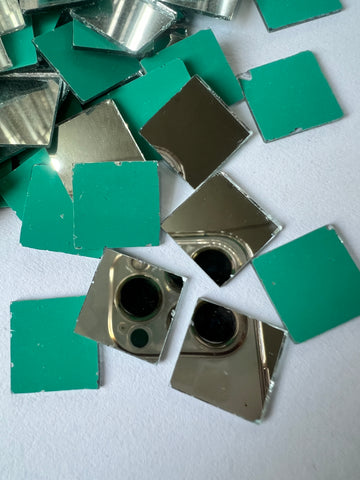 Square shape silver mirrors for art 4mm to 60mm