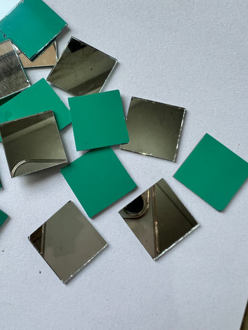 Square shape silver mirrors for art 4mm to 60mm