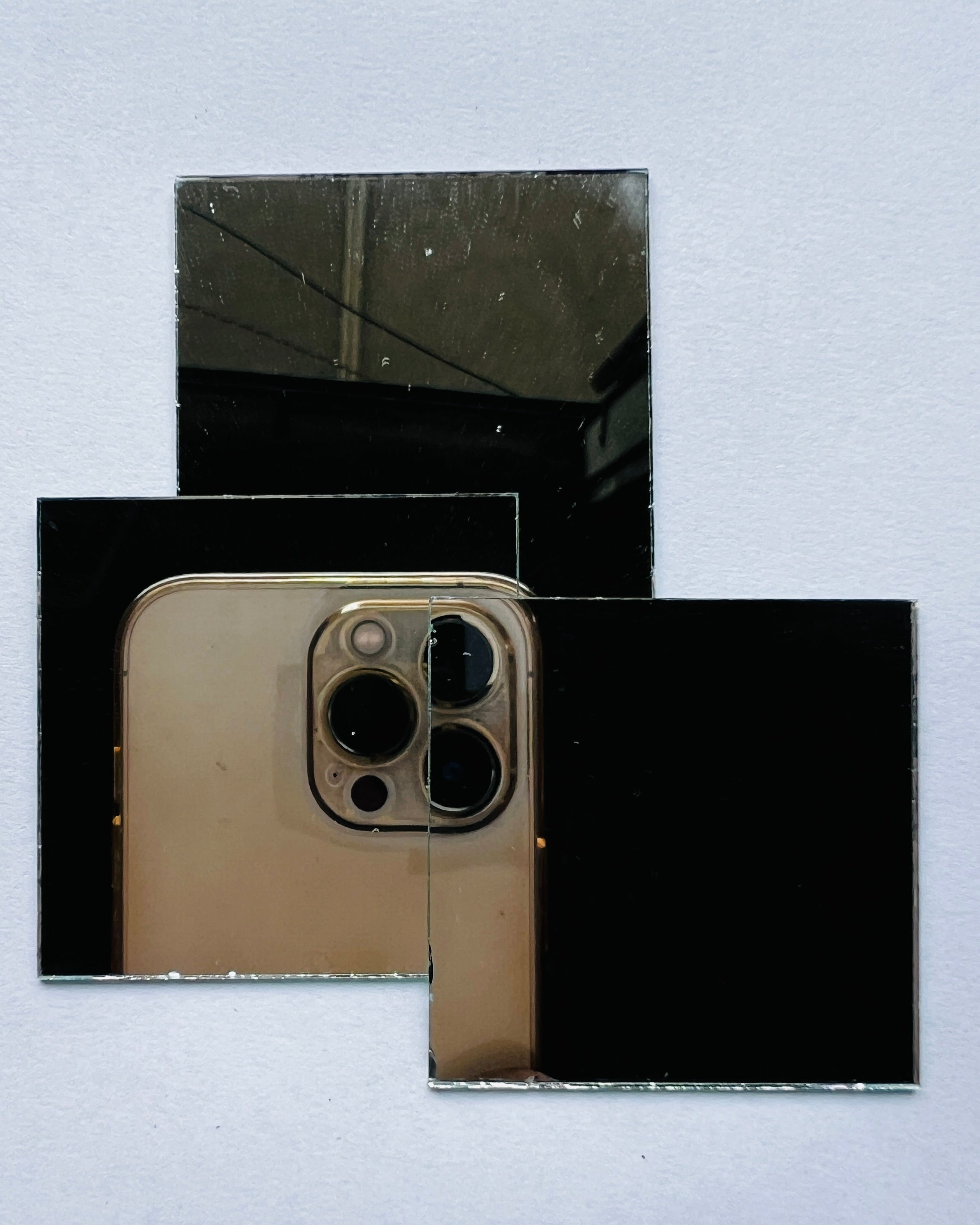 Square shape silver mirrors for art 4mm to 60mm
