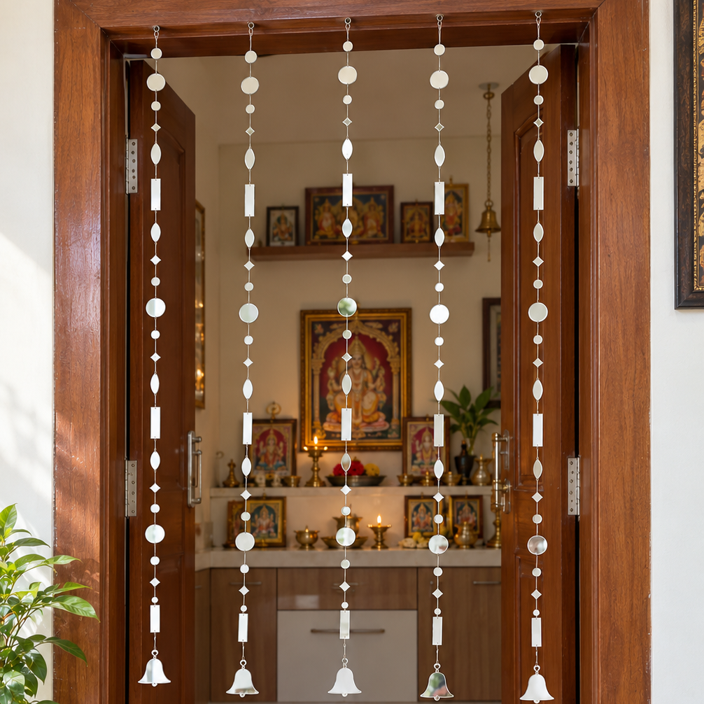 Ready-Made Mirror Hanging String with Bell for Door & Home Décor 40  INCH- ST-9