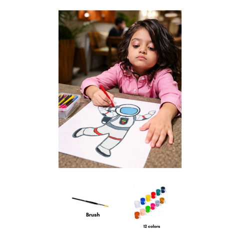 Astronaut Cutout Drawing Kit-346 (303)