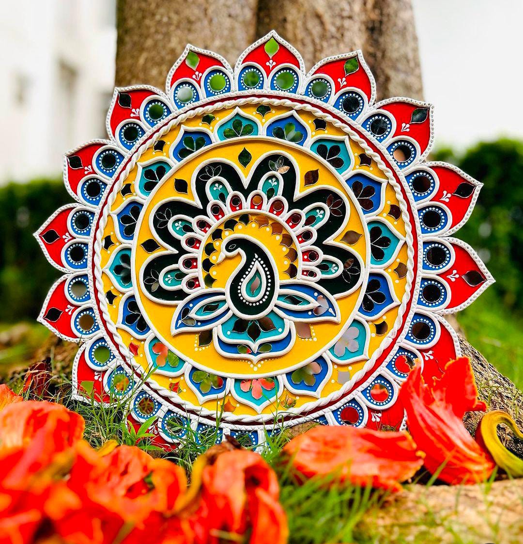Fancy shape  mirror-m-left