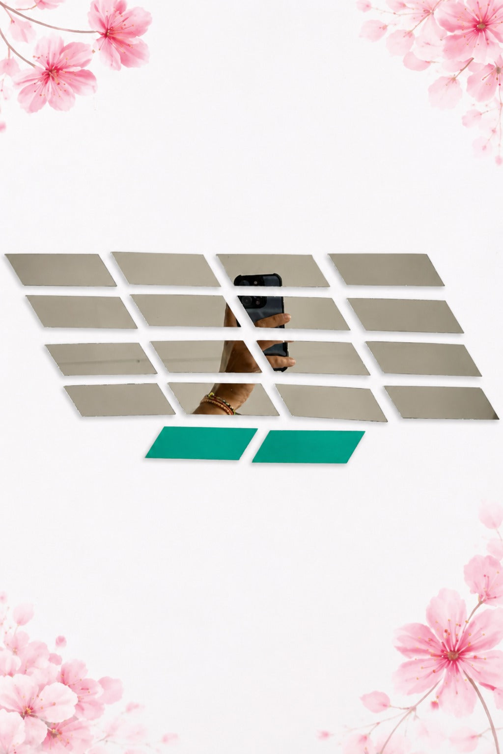 Fancy shape mirror-V 90