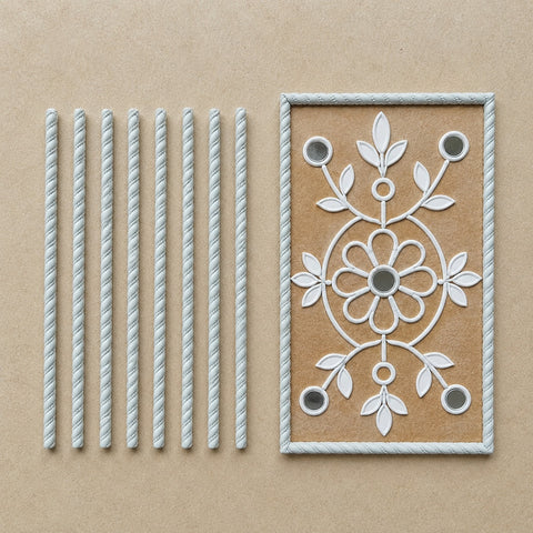 Twisted Rope Pattern Clay Border Strip for Lippan Art & Wall Decor - CLAY BORDER 7