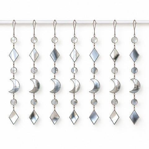 Moon & Diamond Mirror Hanging Decorative String for Lippan Art & Home Décor 6  INCH- ST-12