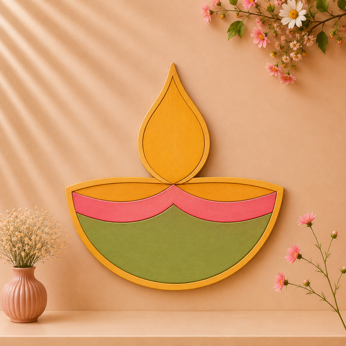 Mdf Premarked lantern shape-78